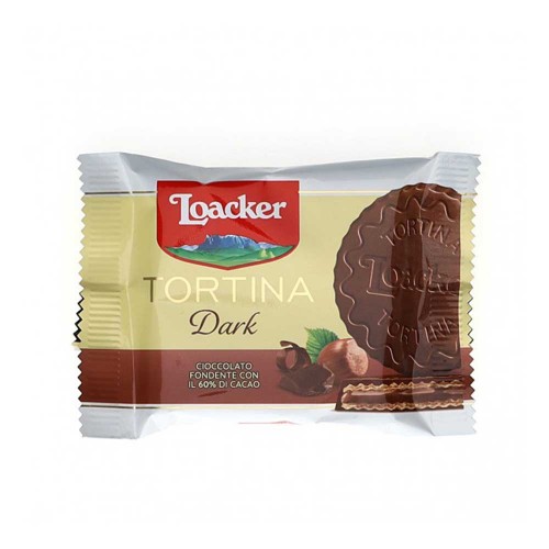 Loacker - Gran Pasticceria Tortina 21gr Σκούρο 60%, 10080τμχ (παλέτα)