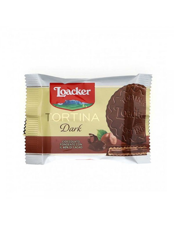 Loacker - Gran Pasticceria Tortina 21gr Σκούρο 60%, 10080τμχ (παλέτα)