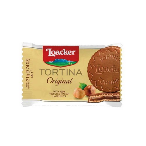 Loacker - Gran Pasticceria Tortina 21gr Original, 10080τμχ (παλέτα)