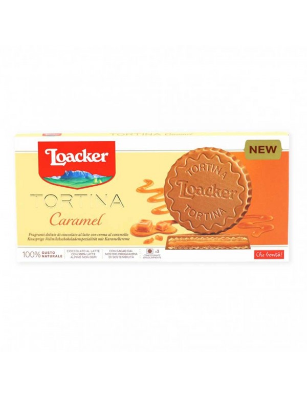 Loacker - Gran Pasticceria Tortina 21gr x3 Caramel, 2592τμχ (παλέτα)