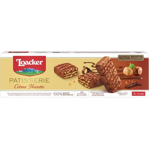 Loacker - Gran Patisserie 100gr Crème Noisette, 1512 τμχ (παλέτα)