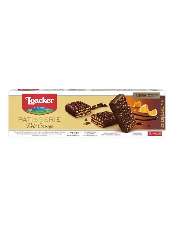 Loacker - Gran Patisserie 100gr Noir Orange, 1512 τμχ (παλέτα)