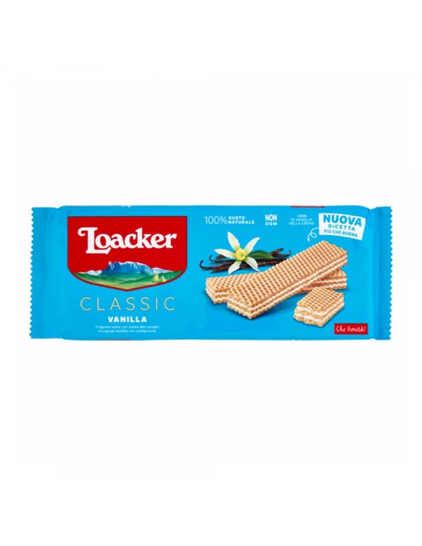 Loacker - Γκοφρέτα 175γρ Κρέμα Βανίλιας, 1620 τεμάχια (παλέτα)