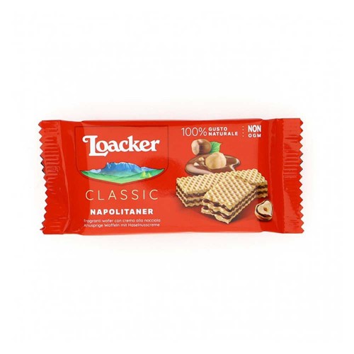 Loacker - Γκοφρέτα Classic Monoportion 45gr Napolitaner, 3600 τεμάχια (παλέτα)
