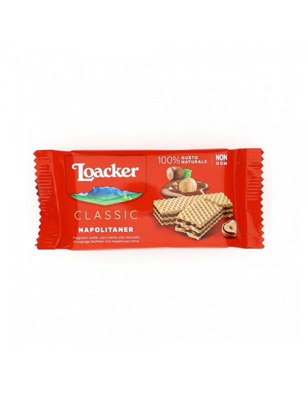 Loacker - Γκοφρέτα Classic Monoportion 45gr Napolitaner, 3600 τεμάχια (παλέτα)