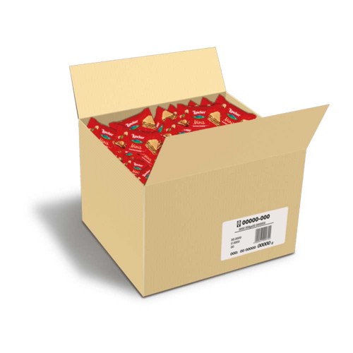 Loacker - Wafer Minis 10gr x200 τεμ. Napolitaner, 60 τεμ. (παλέτα)