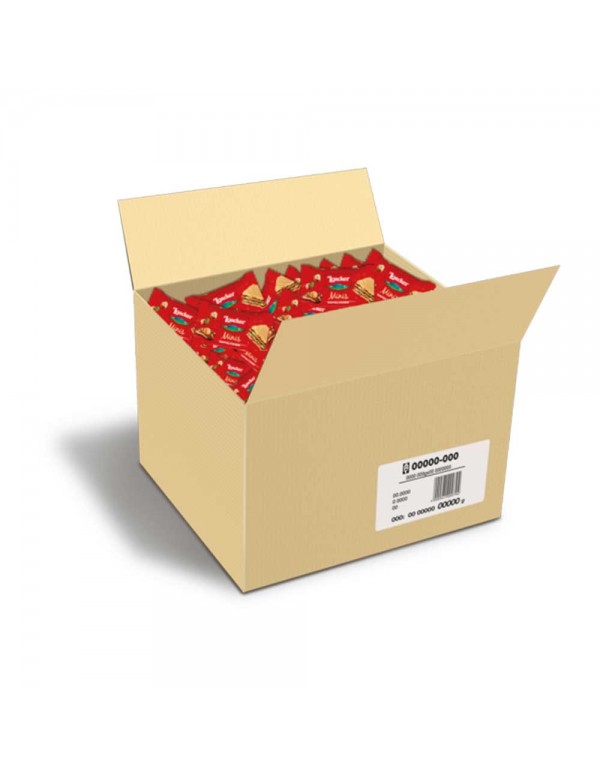Loacker - Wafer Minis 10gr x200 τεμ. Napolitaner, 60 τεμ. (παλέτα)
