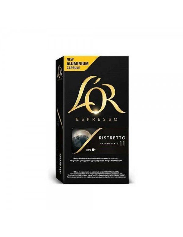 L'OR - Κάψουλες 10 τεμάχια x 52gr Espresso Ristretto, 1760 τεμάχια (παλέτα)