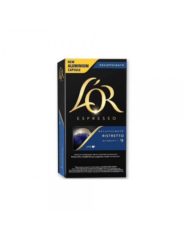 L’OR - Κάψουλες 10 τεμάχια x 52gr Espresso Decaffeine, 1760 τεμάχια (παλέτα)