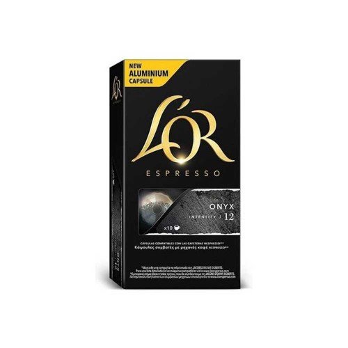 L’OR - Κάψουλες 10 τεμάχια x 52gr Espresso Onyx, 840 τεμάχια (παλέτα)