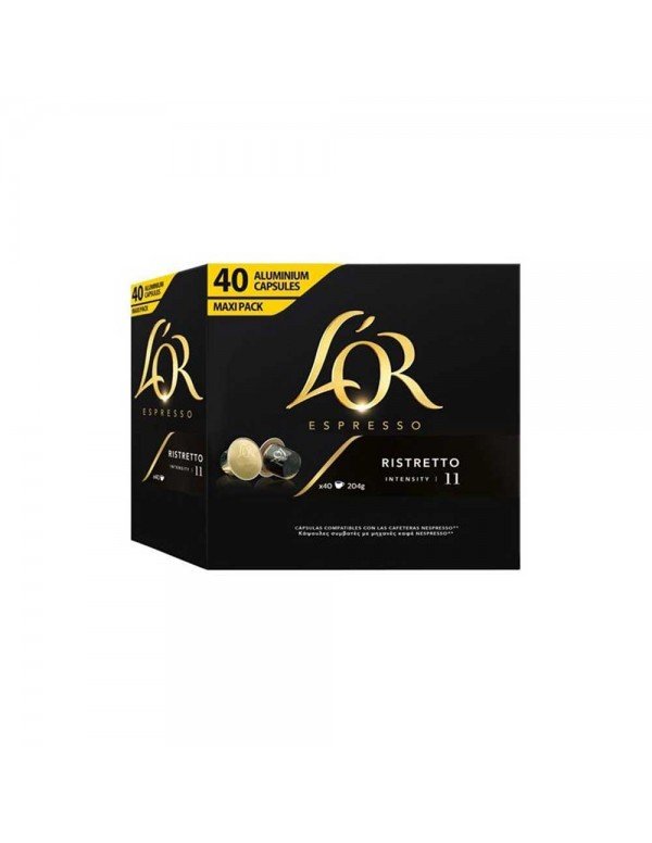 L’OR - Κάψουλες 40τμχ x 208gr Espresso Ristretto, 480τμχ (παλέτα)
