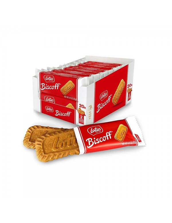 Lotus - Biscoff 25gr Διπλή Συσκευασία (2x 12,5gr), 11520 τεμάχια (παλέτα)