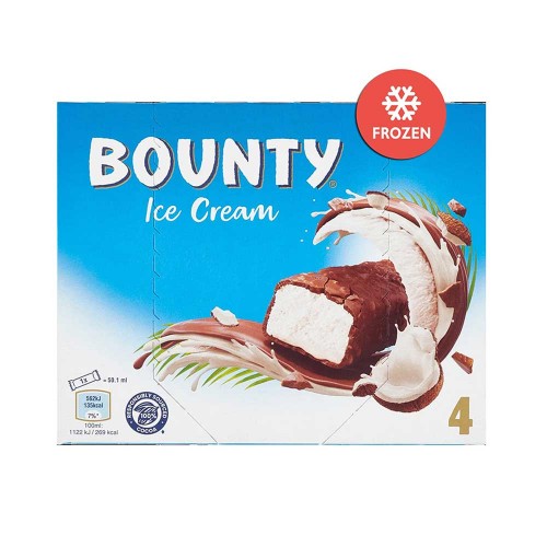 Bounty - Μπάρες παγωτού 4τμχ x39,1gr, 1800τμχ (παλέτα)