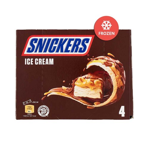 Snickers - Μπάρες Παγωτού 4 τεμάχια x45,6gr, 1800 τεμάχια (παλέτα) 