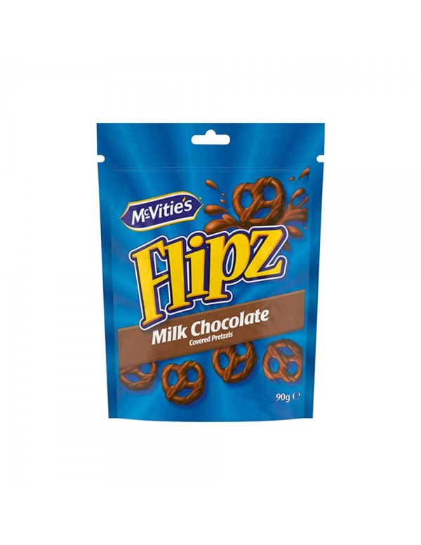 McVitie's - Flipz Pretzels 90γρ Σοκολάτα Γάλακτος, 600 τεμάχια (παλέτα)