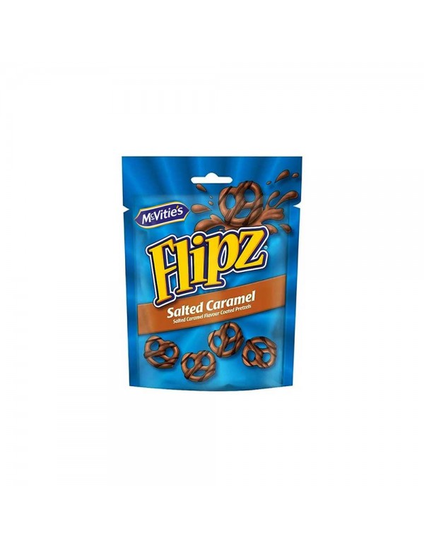 McVitie's - Flipz Pretzels 90γρ Αλατισμένη Καραμέλα, 600 τεμάχια (παλέτα)