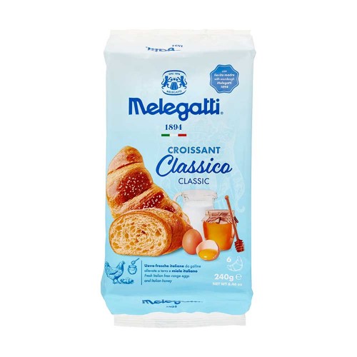 Melegatti - Κρουασάν 6 τεμάχια x40γρ Κλασικό, 504 τεμάχια (παλέτα)