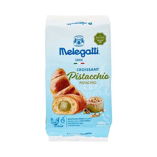 Melegatti - Κρουασάν 6τμχ x50gr Φιστίκι Αιγίνης, 504τμχ (παλέτα)