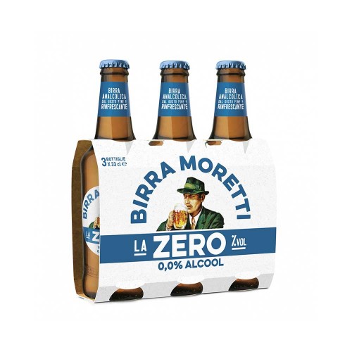 Birra Moretti - 3x33cl Χωρίς Αλκοόλ, 560 τεμάχια (παλέτα)