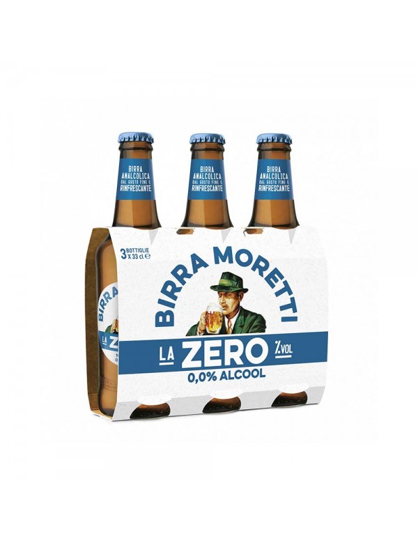 Birra Moretti - 3x33cl Χωρίς Αλκοόλ, 560 τεμάχια (παλέτα)