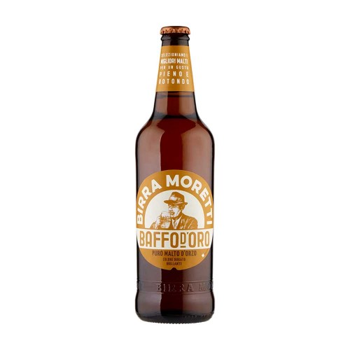 Μπύρα Moretti - 66cl Golden Baffo, 990 τεμάχια (παλέτα)