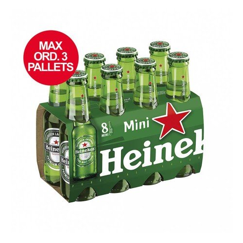 Μπύρα Heineken 8x15cl, 480 τεμάχια (παλέτα)