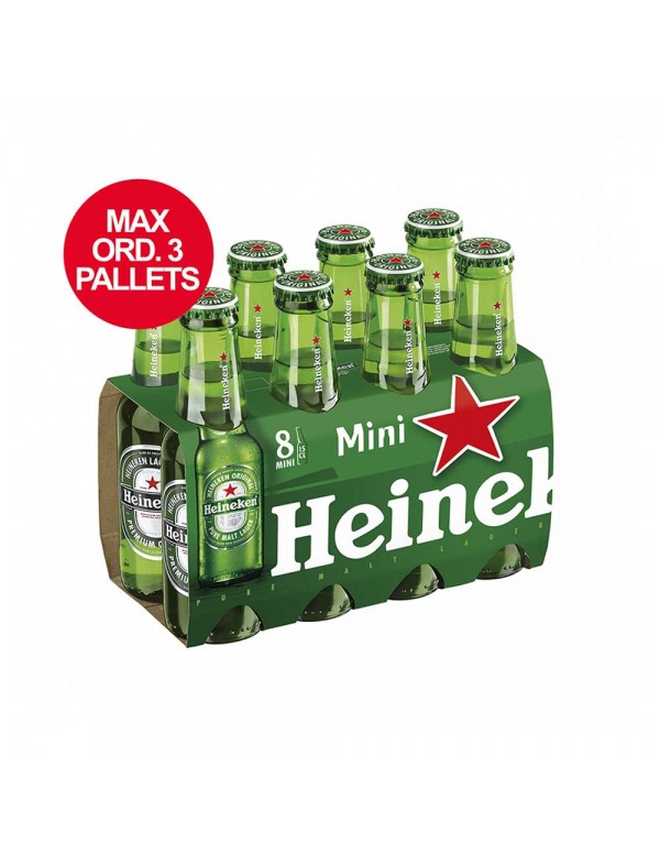 Μπύρα Heineken 8x15cl, 480 τεμάχια (παλέτα)