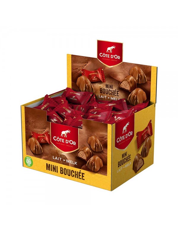 Côte d'Or - Mini Bouchee Milk 1Kg (106 τμχ), 208 τμχ (παλέτα)