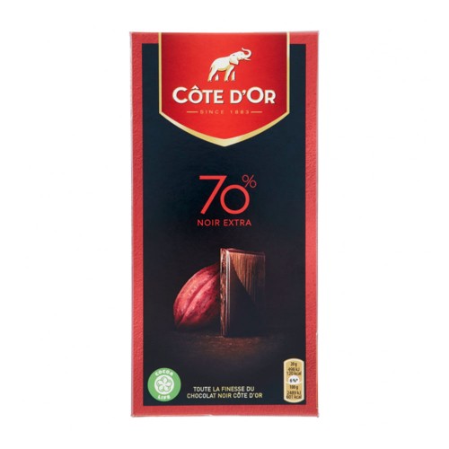 Côte d'Or - Noir 100 gr 70% Extra Dark, 5280 τμχ (παλέτα)