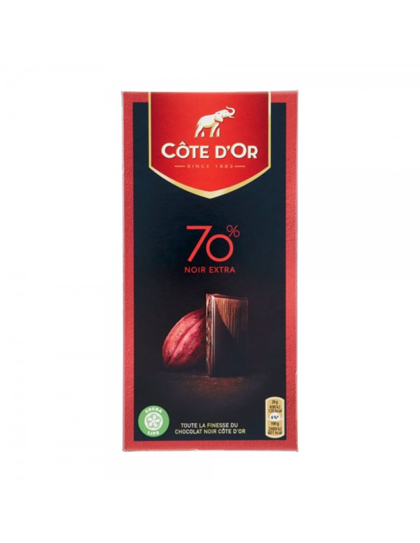 Côte d'Or - Noir 100 gr 70% Extra Dark, 5280 τμχ (παλέτα)