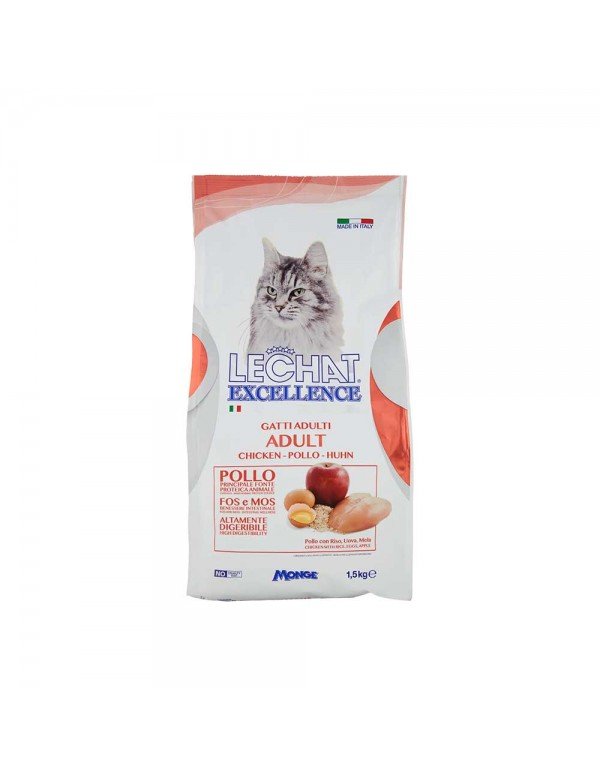 Lechat - Κροκέτες Excellence 1,5Kg Ενηλίκων, 180 τεμάχια (παλέτα)