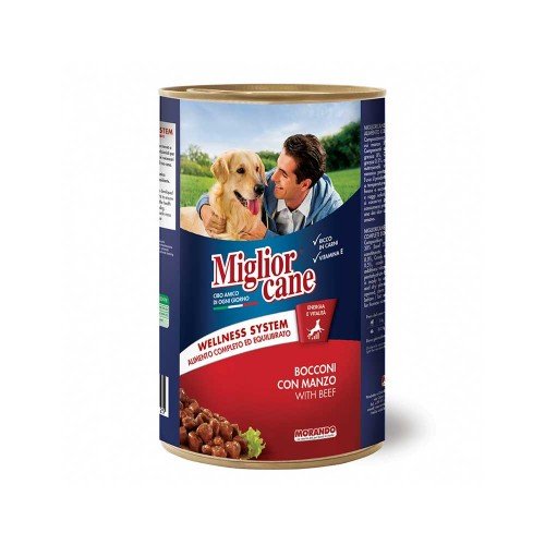 Morando - Migliorcane Chunks 1250 gr Μοσχαρίσιο κρέας, 1728 τμχ (παλέτα)