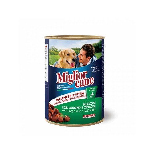 Morando - Migliorcane Chunks 405 gr Μοσχαρίσια λαχανικά, 1296 τμχ (παλέτα)