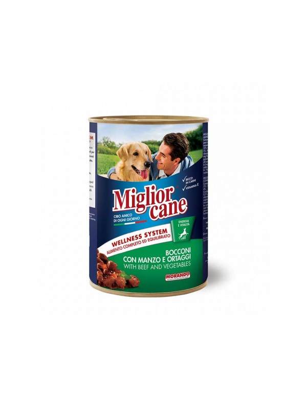 Morando - Migliorcane Chunks 405 gr Μοσχαρίσια λαχανικά, 1296 τμχ (παλέτα)