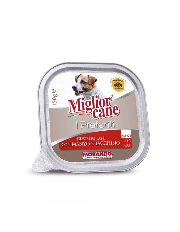 Morando - Patè Migliorcane 150gr Μοσχαρίσιο & Γαλοπούλα, 2640τμχ (παλέτα)
