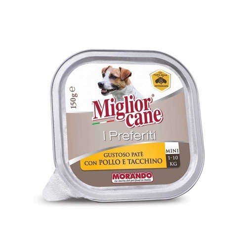 Morando - Patè Migliorcane 150gr Κοτόπουλο & Γαλοπούλα, 2640τμχ (παλέτα)