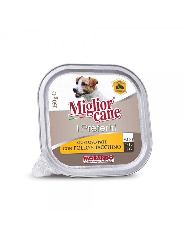 Morando - Patè Migliorcane 150gr Κοτόπουλο & Γαλοπούλα, 2640τμχ (παλέτα)