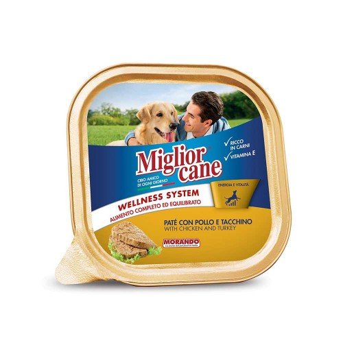 Morando - Δίσκος Migliorcane 150γρ Κοτόπουλο Γαλοπούλα, 2640 τεμάχια (παλέτα)