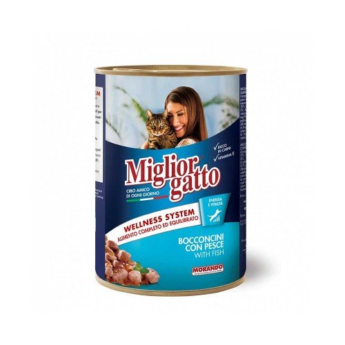 Morando - Migliorgatto Bites 405gr Ψάρι, 1296τμχ (παλέτα)