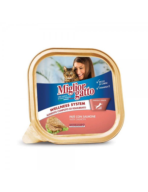 Morando - Δίσκος Migliorgatto 100γρ Σολομός, 3840τμχ (παλέτα)