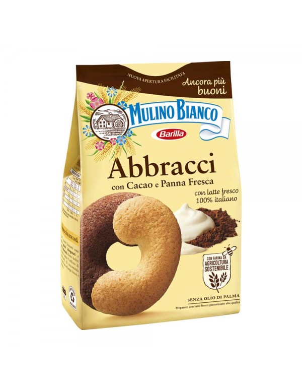 Mulino Bianco - Μπισκότα 350gr Abbracci, 1152 τμχ (παλέτα)
