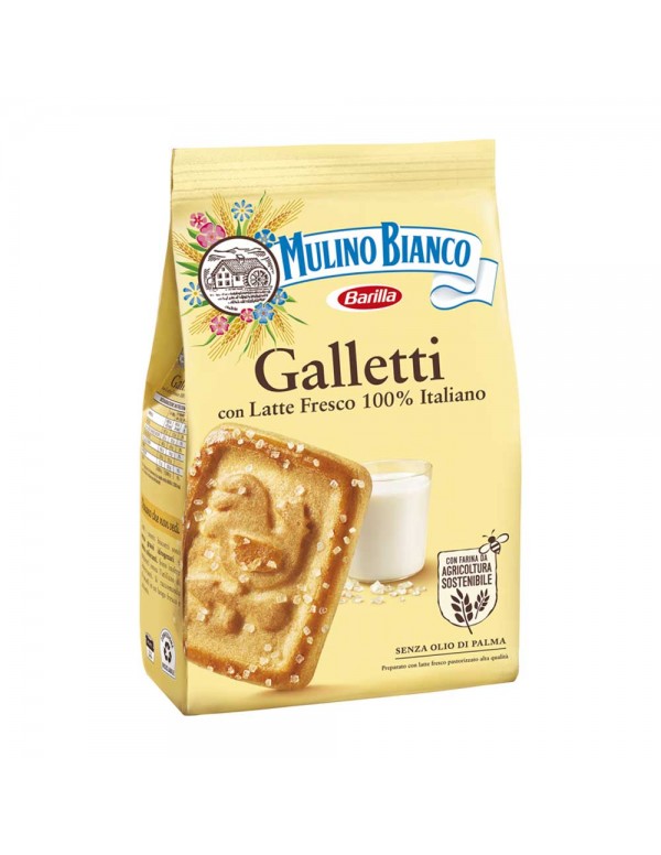 Mulino Bianco - Μπισκότα 350gr Galletti, 576 τμχ (παλέτα)