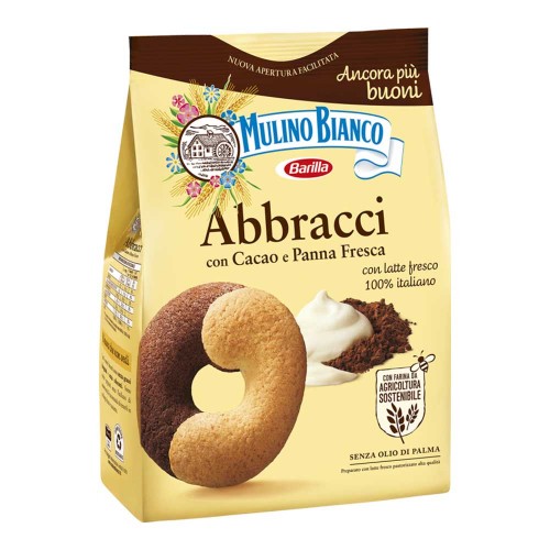 Mulino Bianco - Μπισκότα 700gr Abbracci, 576 τμχ (παλέτα)