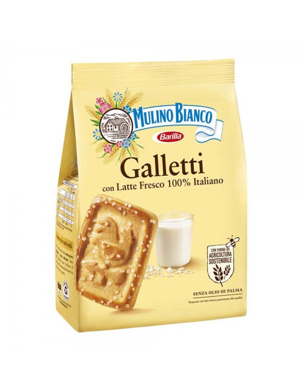 Mulino Bianco - Μπισκότα 800gr Galletti, 240τμχ (παλέτα)