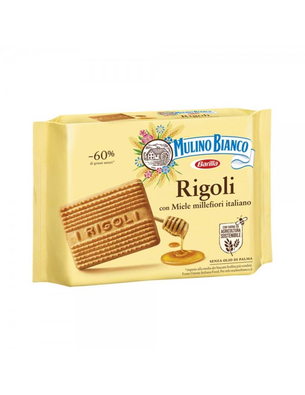 Mulino Bianco - Μπισκότα Rigoli 800γρ, 360 τεμάχια (παλέτα)