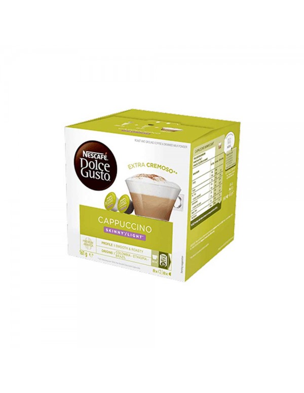 Dolce Gusto - Cappuccino Light 161,6g 16 κάψουλες, 432 τεμάχια (παλέτα)