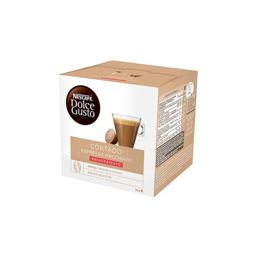 Dolce Gusto - Cortado Macchiato Decaf 99,2 g 16 καπάκια, 432 τμχ (παλέτα)