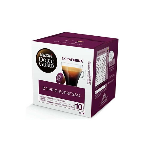 Dolce Gusto - Διπλός Εσπρέσο 136g 16 κάψουλες, 432 τεμάχια (παλέτα)