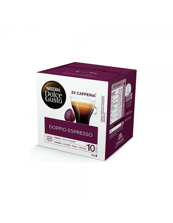 Dolce Gusto - Διπλός Εσπρέσο 136g 16 κάψουλες, 432 τεμάχια (παλέτα)