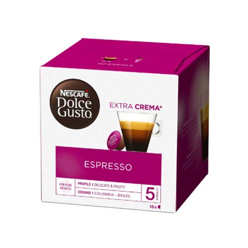 Dolce Gusto - Espresso Extra Crema 88g 16 κάψουλες, 432 τεμάχια (παλέτα)